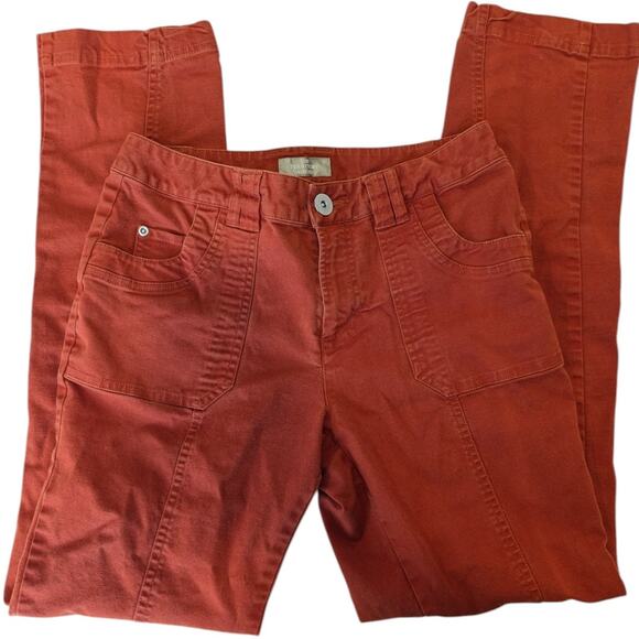 The Territory Ahead Rust Orange Straight Leg Jeans Size 6 - Picture 1 of 7